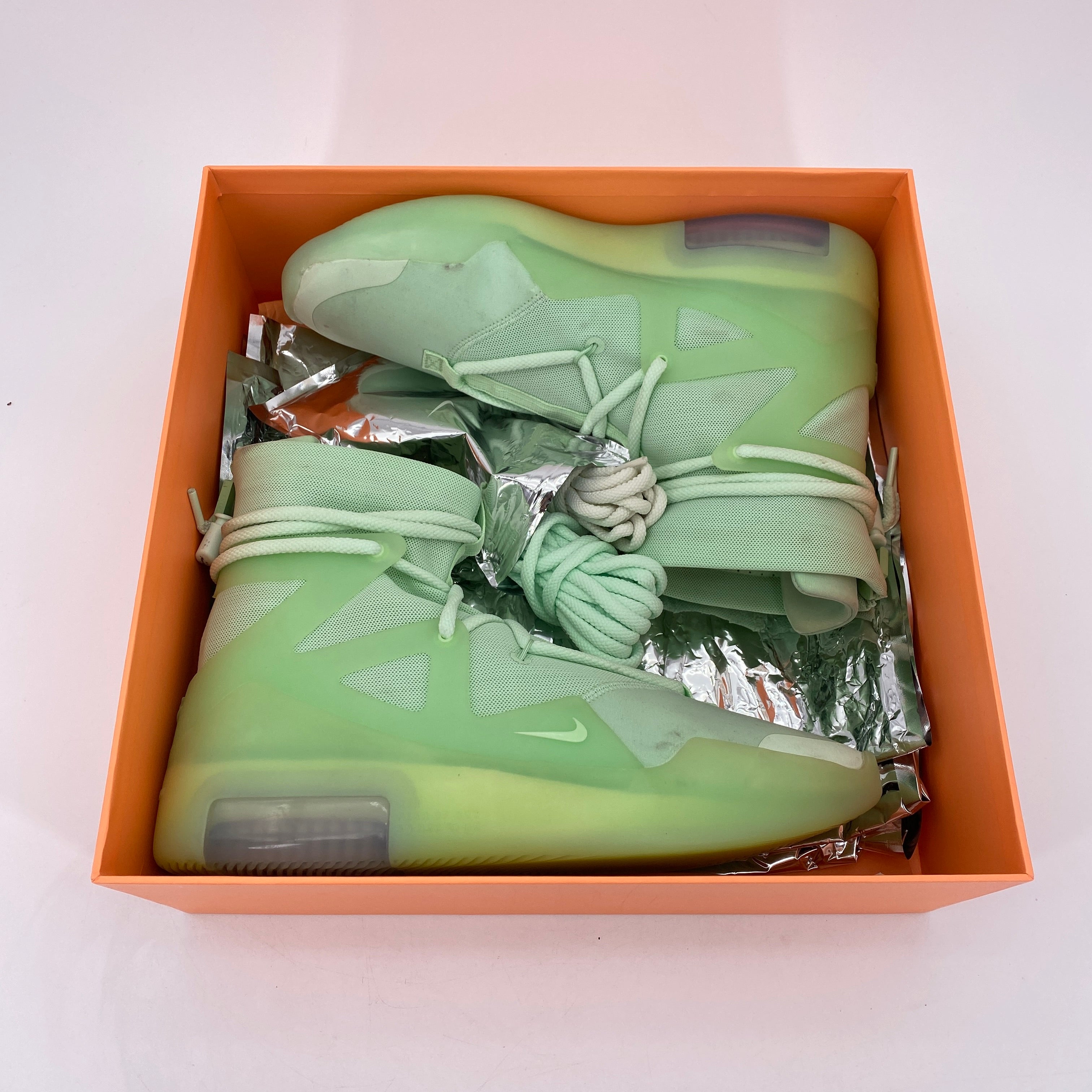 Nike Air Fear of God 1 &quot;FROSTED SPRUCE&quot; 2019 Used Size 10