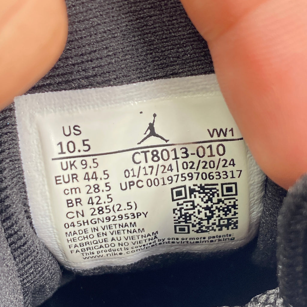 Air Jordan 12 Retro "Barons" 2024 Used Size 10.5