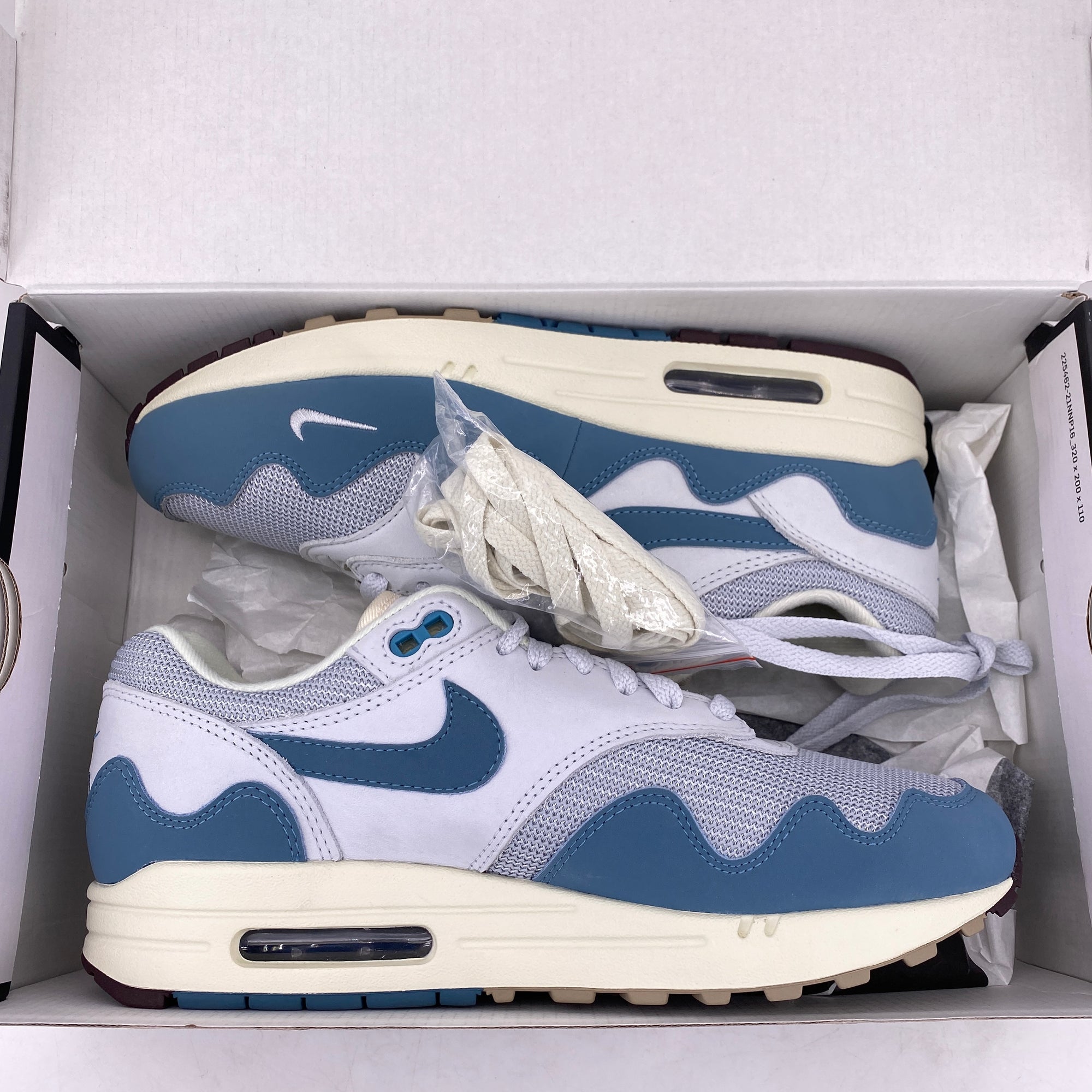 Nike Air Max 1 &quot;Noise Aqua&quot; 2021 New Size 8