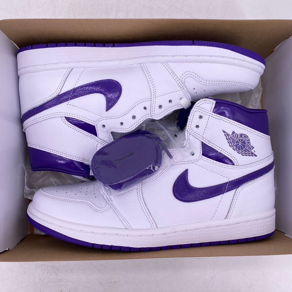 Air Jordan (W) 1 Retro High OG "Court Purple" 2021 New Size 9.5W