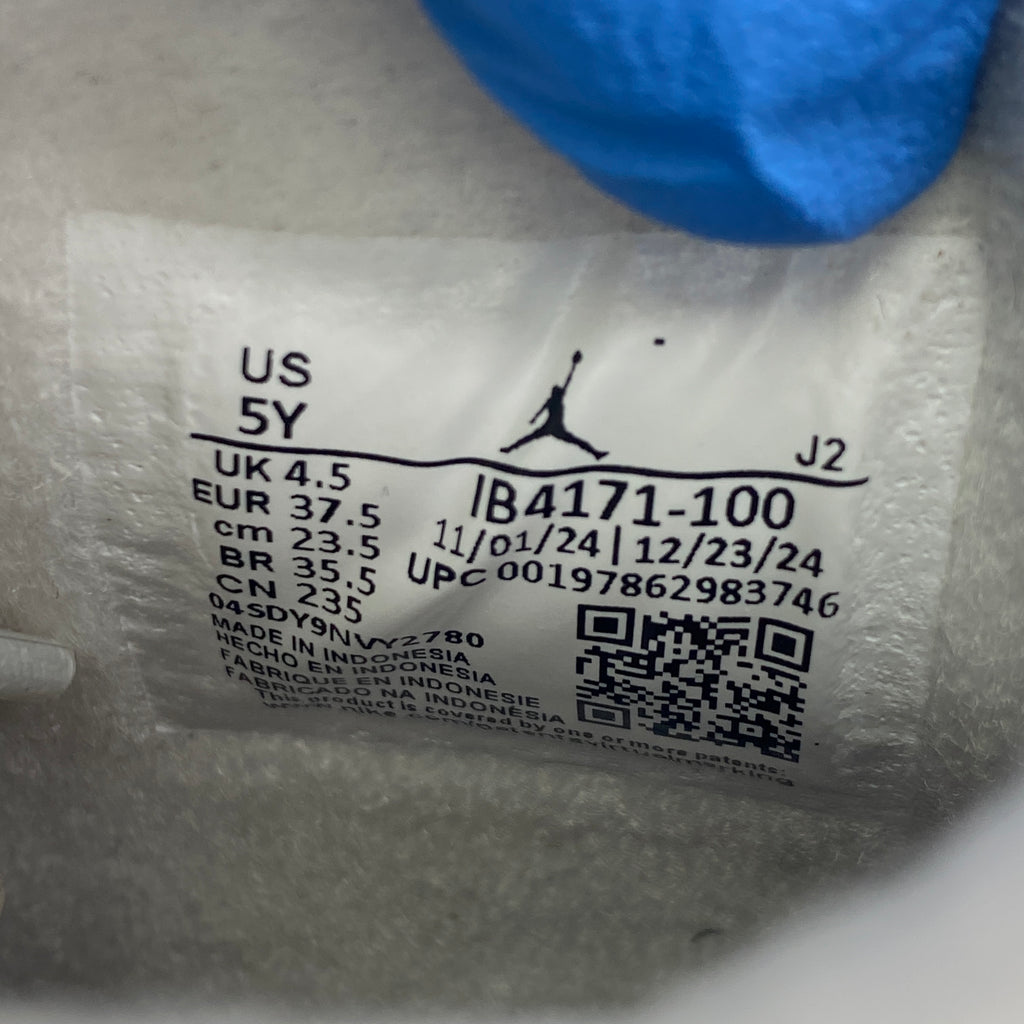 Air Jordan (GS) 4 Retro "White Cement" 2025 New Size 5Y