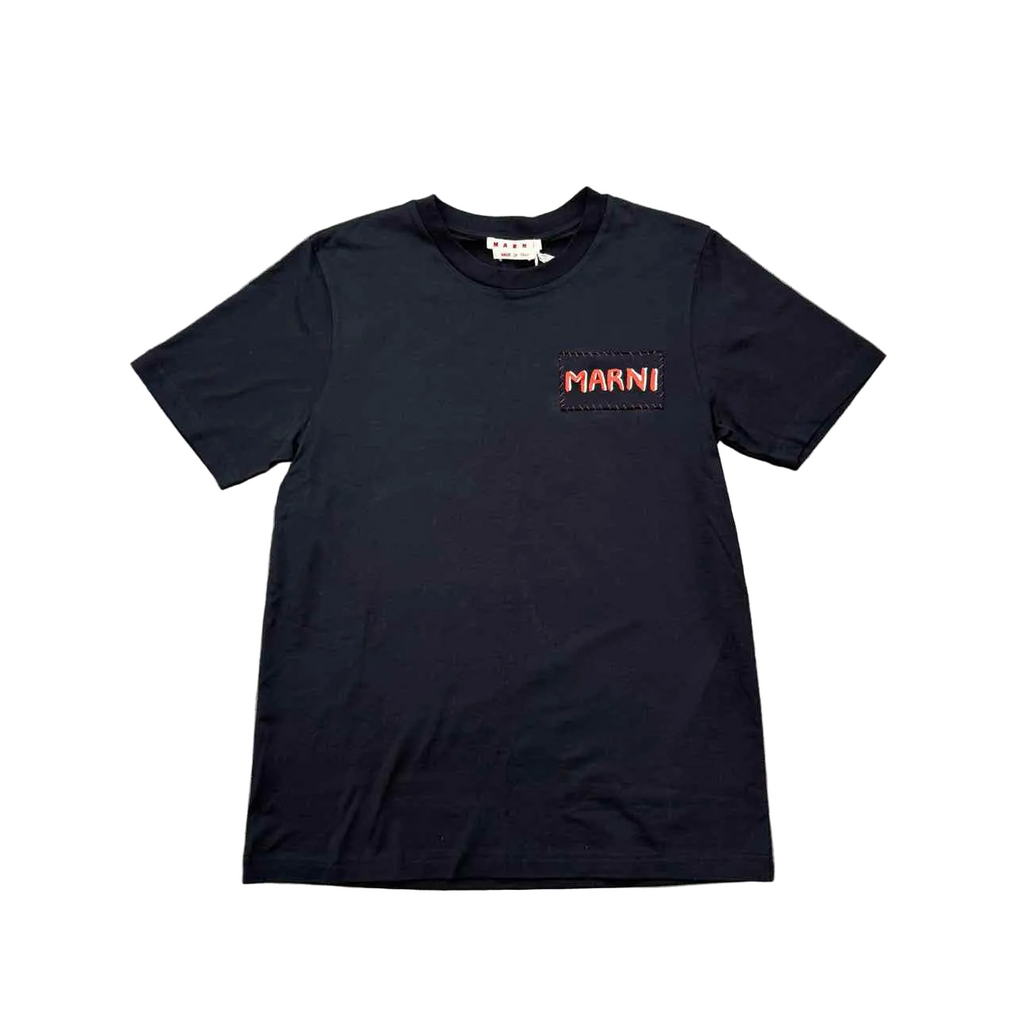 Marni T-Shirt "STITCHED" Black New Size 50