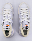 Nike Blazer Low / Sacai "White Leather" 2022 New Size 4.5