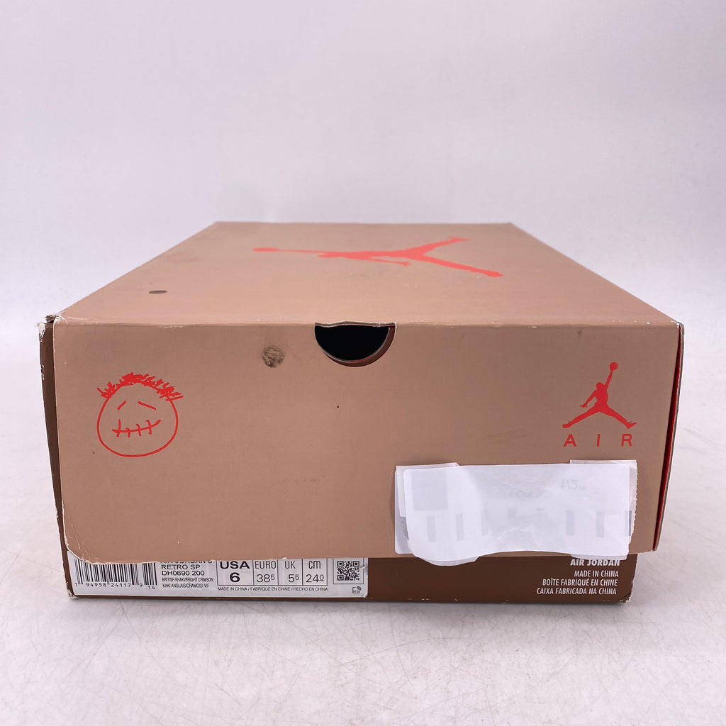 Air Jordan 6 Retro "British Khaki" 2021 Used Size 6