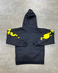 Sp5der Hoodie "BELUGA" Black Onyx New Size 2XL