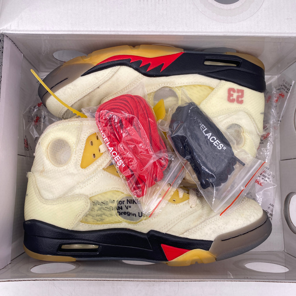 Air Jordan 5 Retro "Ow Sail" 2020 Used Size 8.5