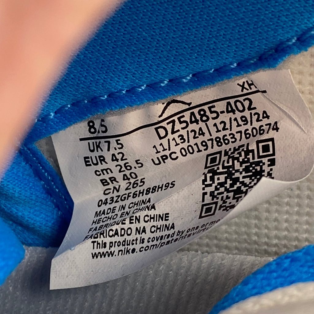 Air Jordan 1 Retro High OG "UNC REIMAGINED" 2025 New Size 8.5
