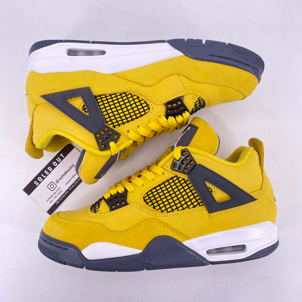 Air Jordan 4 Retro "Lightning" 2021 Used Size 8.5