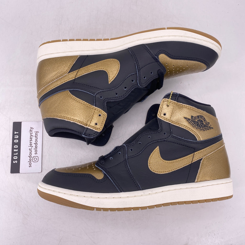 Air Jordan 1 Retro High OG "Black Metallic Gold" 2024 New Size 10