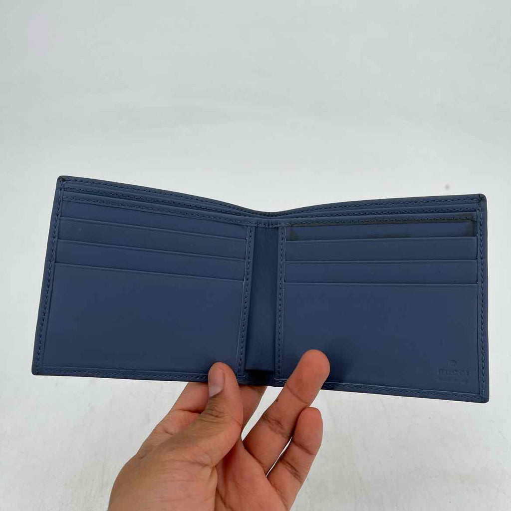 Gucci Wallet "BLUE" Used Blue Wallets