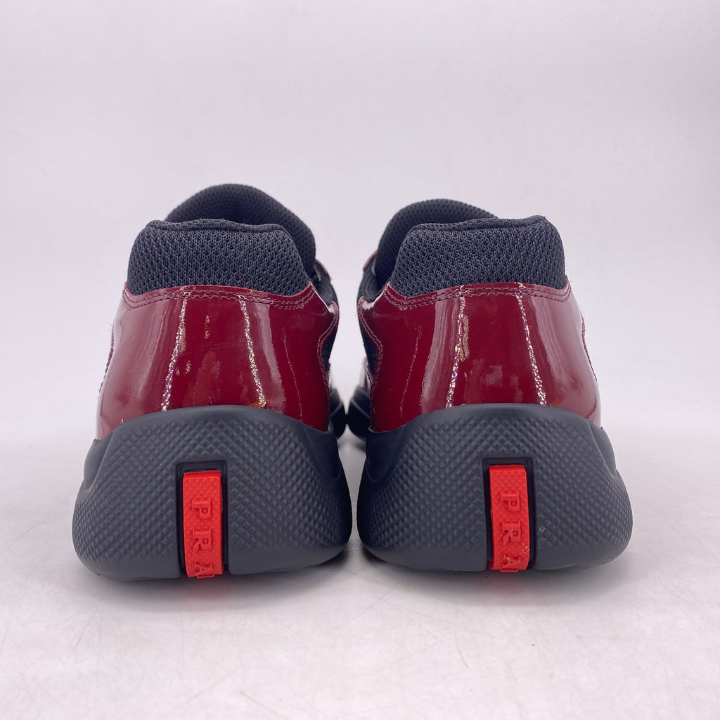 Prada America's Cup "Burgundy Black"  Used Size 7.5 PRADA