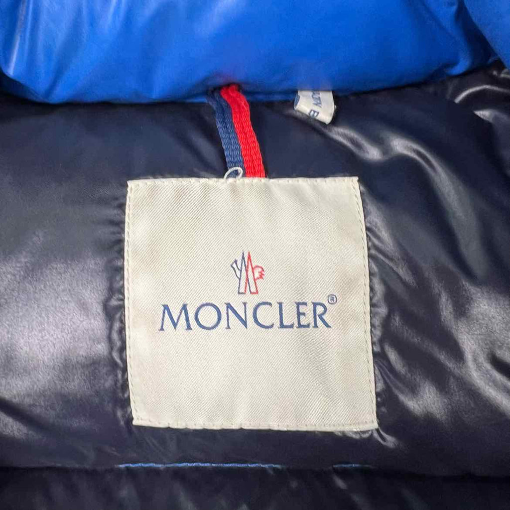 Moncler Jacket "LULE GIUBBOTTO" Blue Used Size 4
