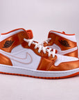 Air Jordan 1 Mid "Metallic Orange" 2021 New Size 11