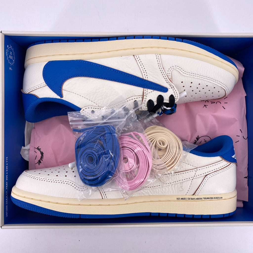 Air Jordan 1 Low OG SP "Travis Fragment Military Blue" 2025 New Size 8