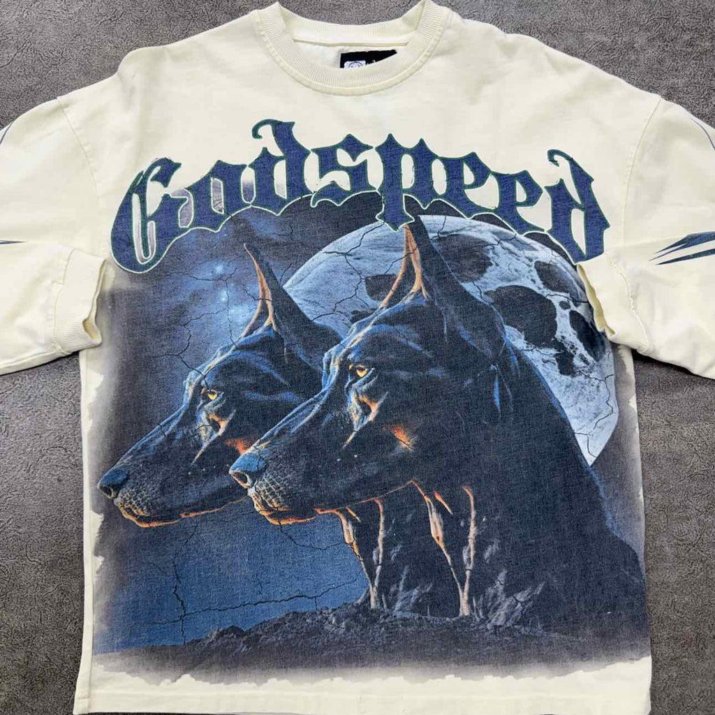 Godspeed Long Sleeve "F.T.D" Cream New Size XS