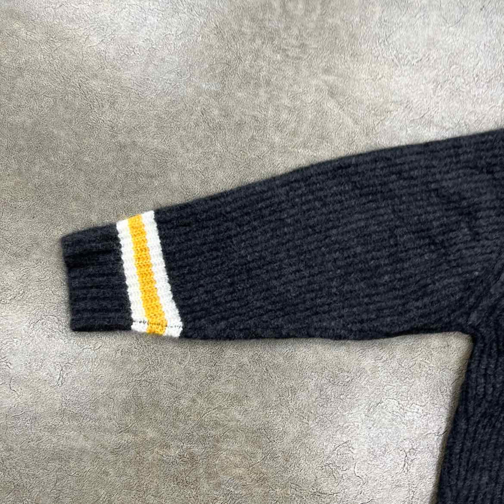 Stussy Crewneck Sweater "MOHAIR" Black New Size XXL