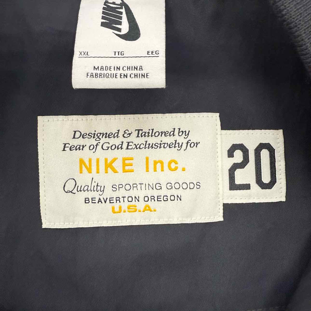 Nike Jacket "WARM UP" Black Used Size 2XL
