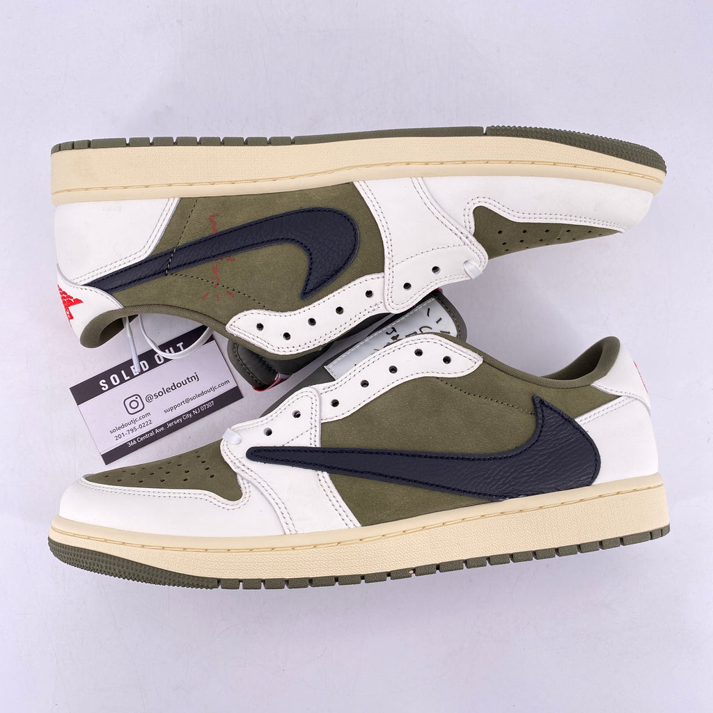 Air Jordan 1 Low OG SP "Travis Scott Medium Olive" 2024 New Size 13