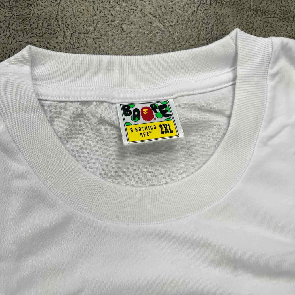 Bape T-Shirt "NEW JERSEY" White New Size 2XL