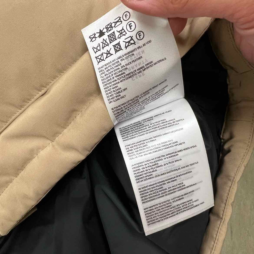 Canada Goose Vest Khaki Used Size 2XL
