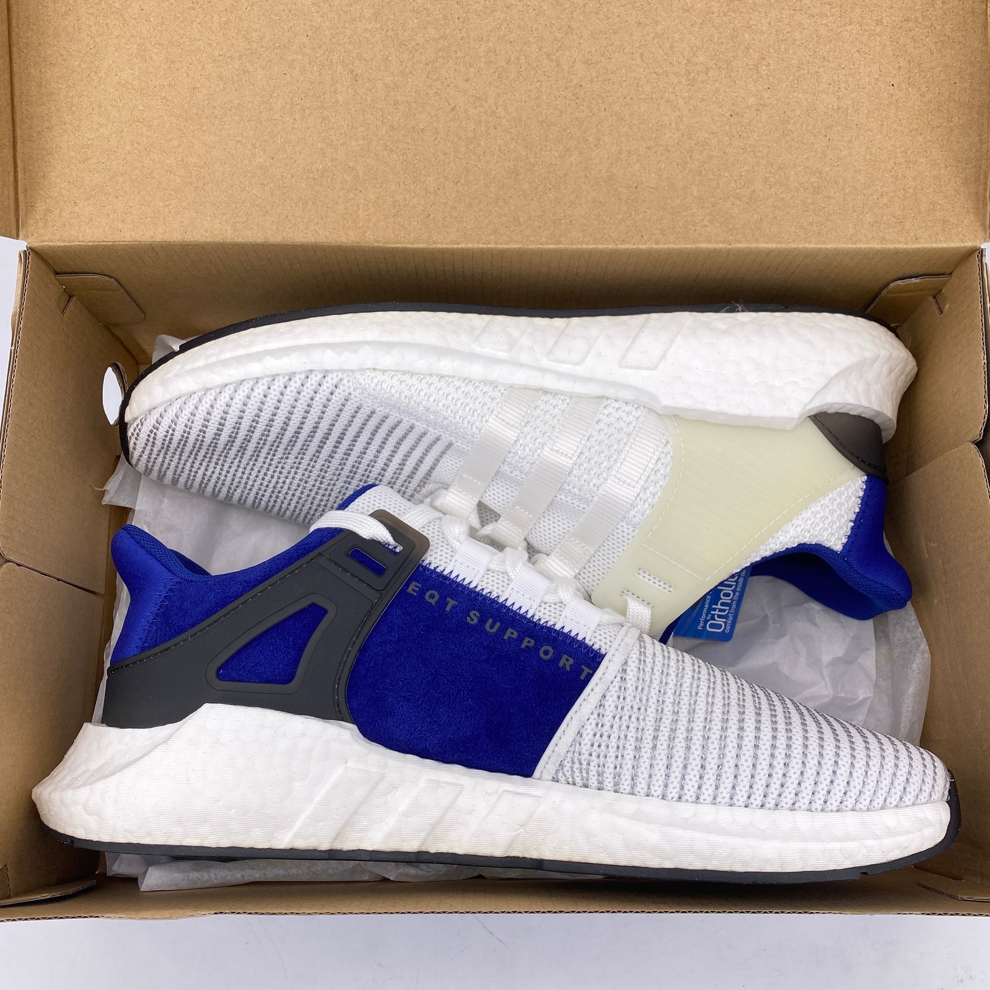 Adidas EQT Support 93/17 &quot;White Royal&quot; 2017 New Size 11.5