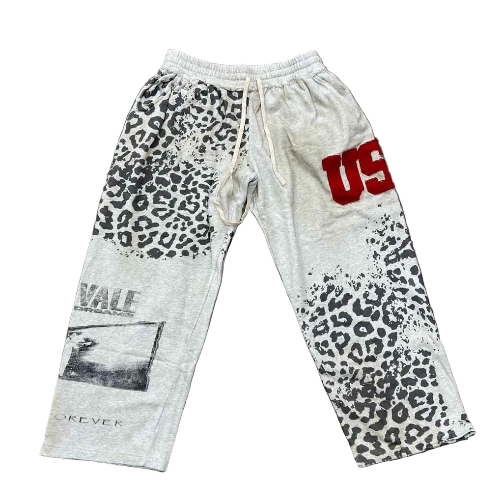 Vale Sweatpants "CHEETAH" Beige New Size S