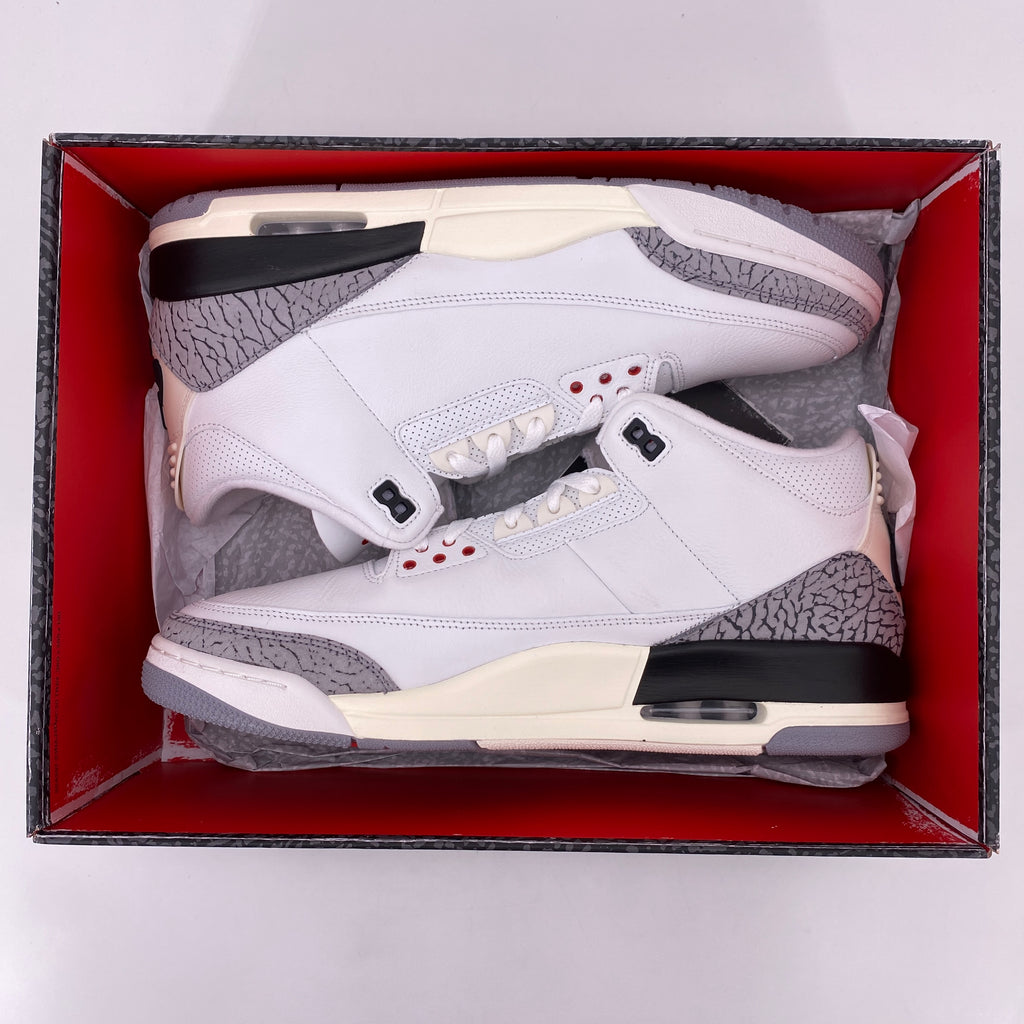 Air Jordan 3 Retro "White Cement" 2023 New Size 14
