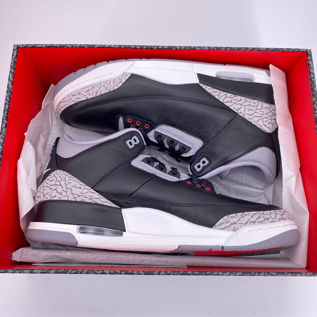 Air Jordan 3 Retro "Black Cement" 2024 New Size 12