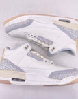 Air Jordan 3 Retro "Craft Ivory" 2024 New Size 11