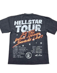 Hellstar T-Shirt "BIKER TOUR" Vintage Black New Size XL