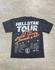 Hellstar T-Shirt "BIKER TOUR" Black New Size XL