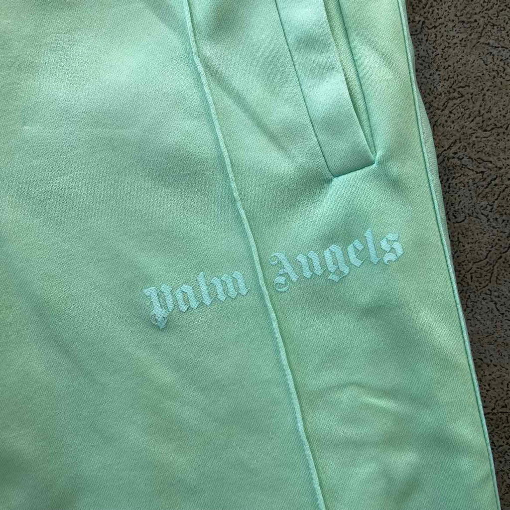 Palm Angels Track Pants Bright Green Used Size S