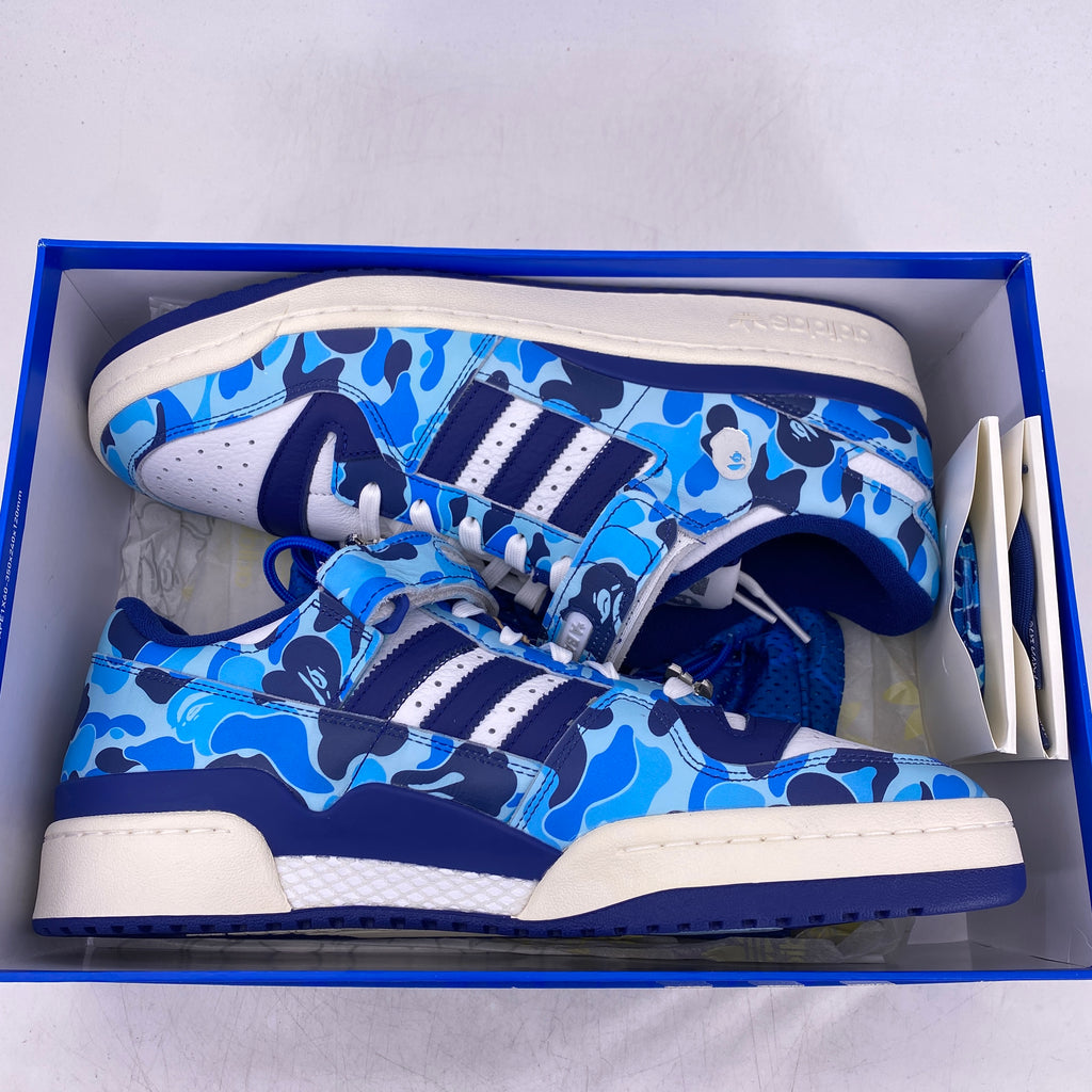 Adidas Forum 84 Low "Bape Blue Camo" 2023 New Size 13