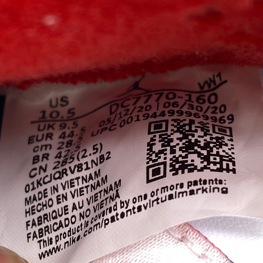 Air Jordan 4 Retro "Fire Red" 2020 New Size 10.5