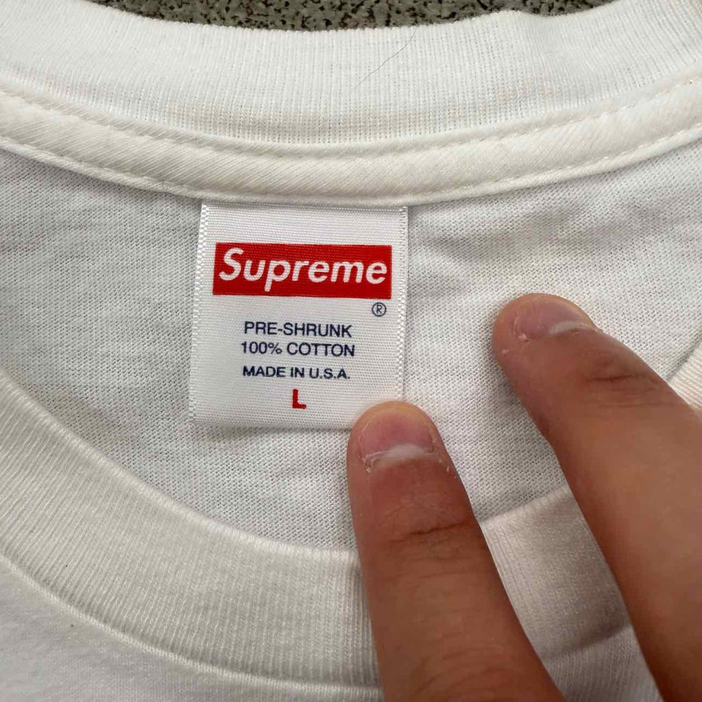 Supreme T-Shirt "NAOMI" White Used Size L