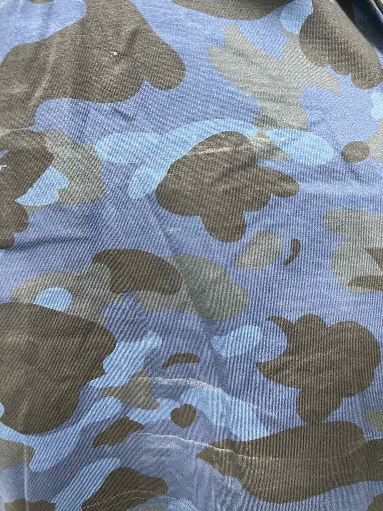 Bape T-Shirt "SHARK" Blue Used Size 3XL