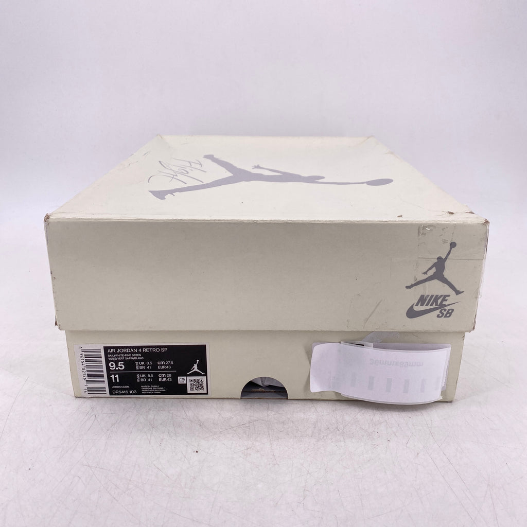 Air Jordan 4 Retro "Pine Green" 2023 Used Size 9.5