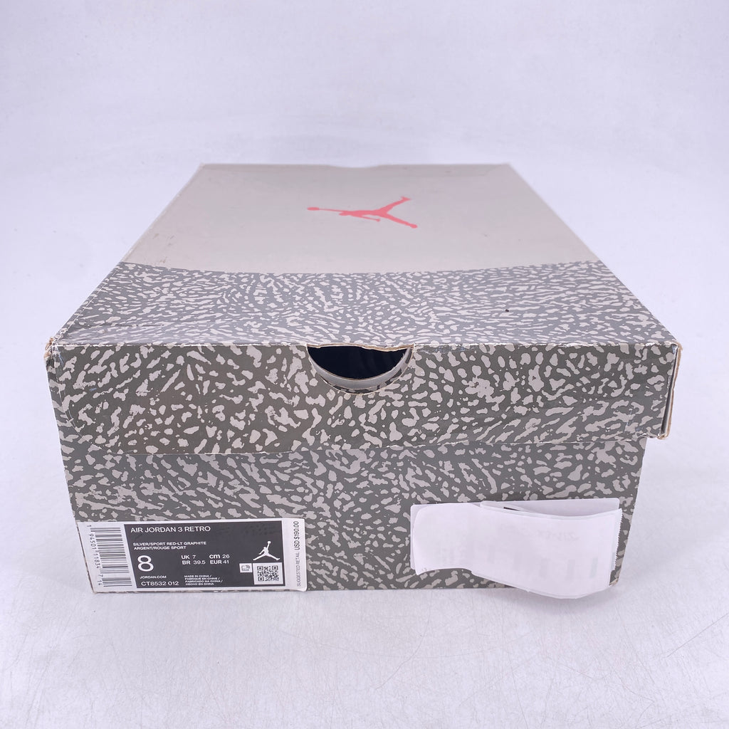 Air Jordan 3 Retro "Cool Grey" 2021 Used Size 8