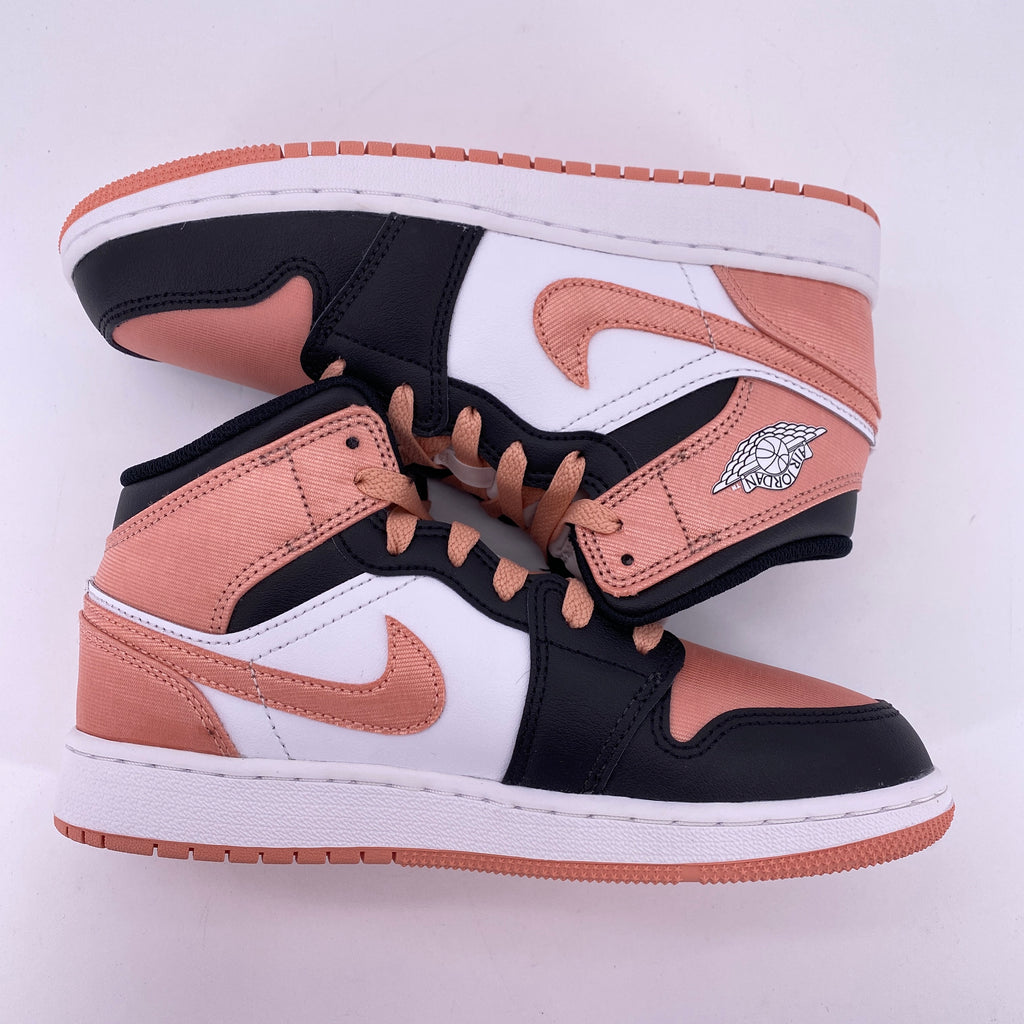 Air Jordan 1 Mid (GS) "Light Madder Root" 2022 New Size 4.5Y