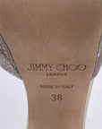 Jimmy Choo Heels "Sacaria Embossed"  New Size 36W
