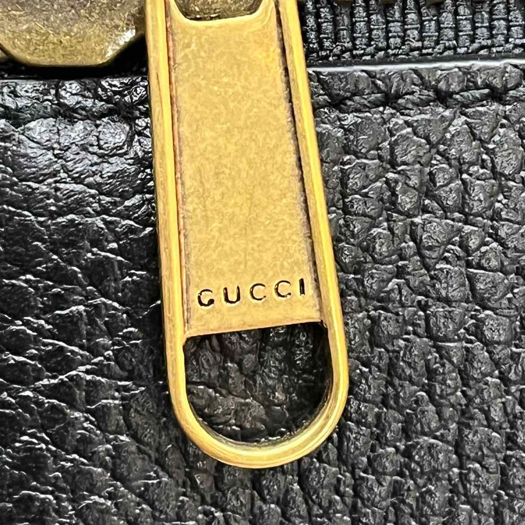 Gucci Messenger Bag "WEB" Used Black Size OS