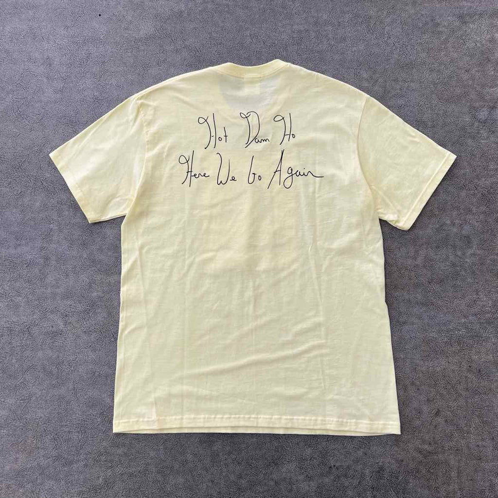 Supreme T-Shirt "LIL KIM" Pale Yellow Used Size M