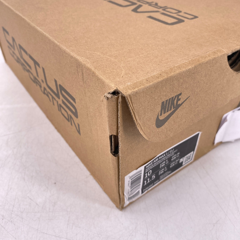 Nike Air Max 1 / CJ "Baroque Brown" 2022 New Size 10