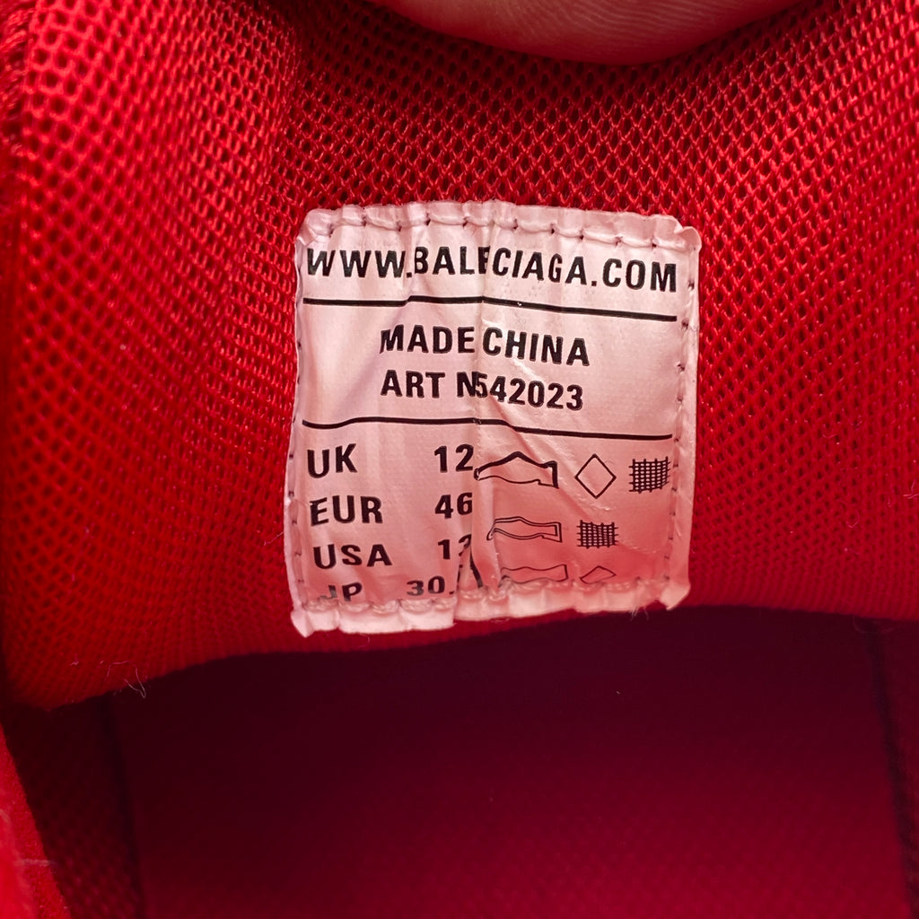 Balenciaga Track "Red"  Used Size 46