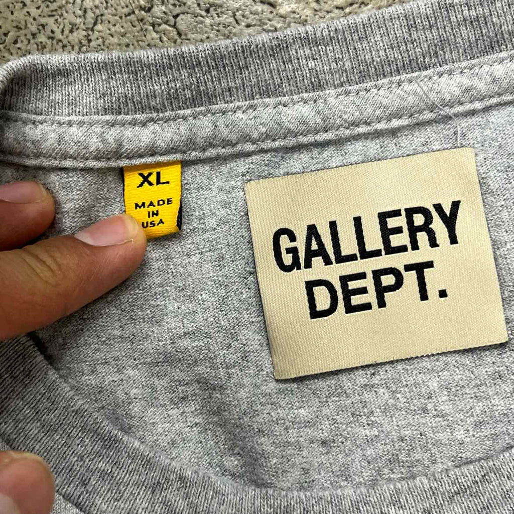Gallery DEPT. Long Sleeve "LOGO" Heather Grey New Size XL