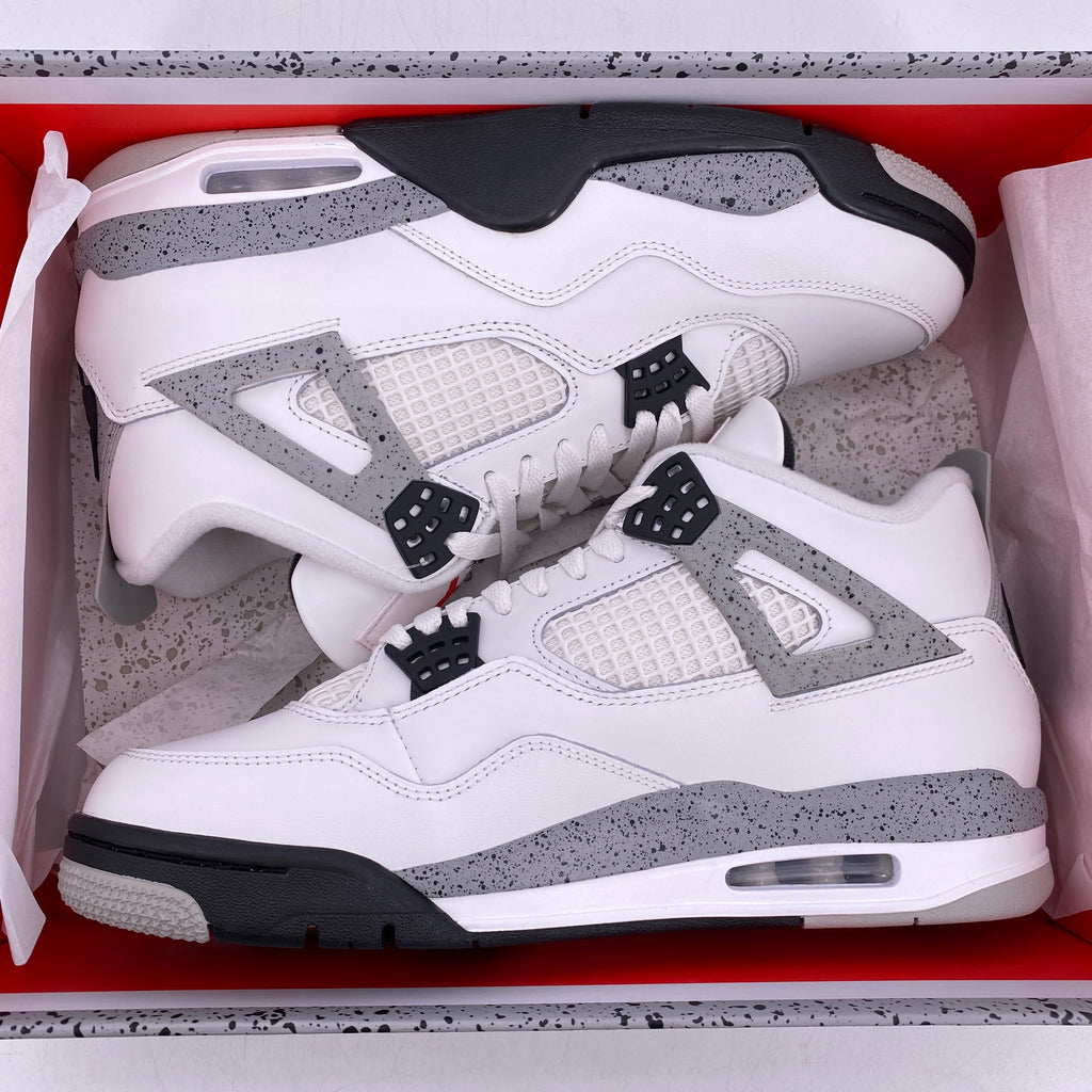Air Jordan 4 Retro "White Cement" 2025 New Size 10