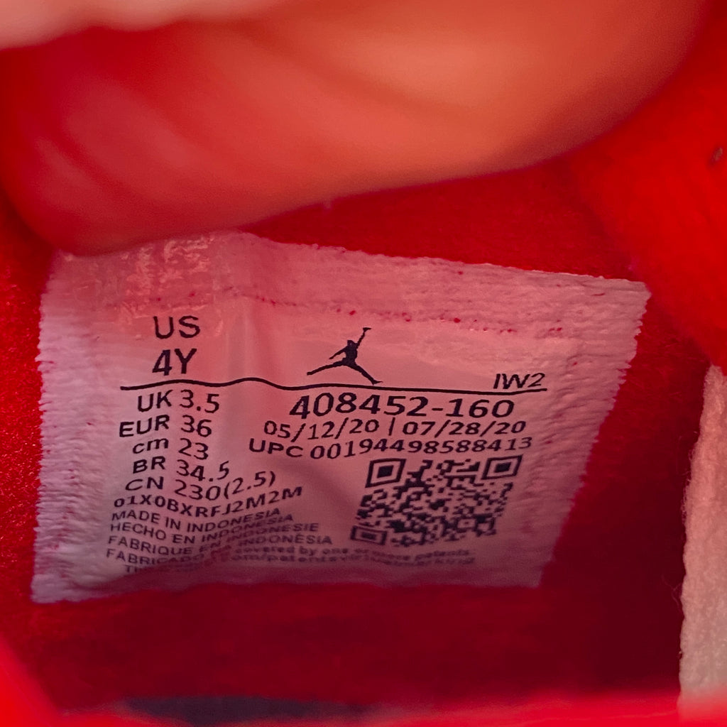 Air Jordan (GS) 4 Retro "Fire Red" 2020 New Size 4Y