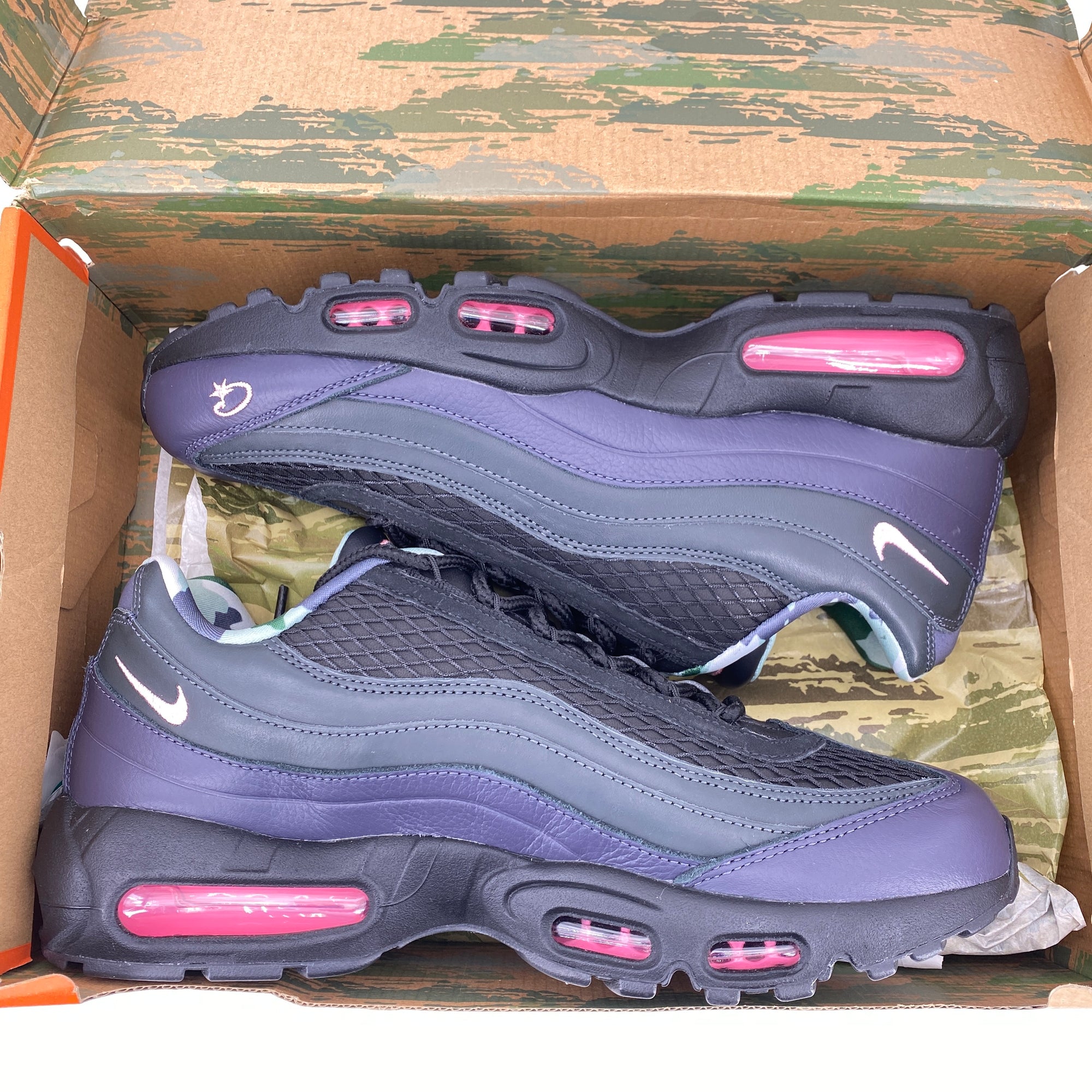 Nike Air Max 95 &quot;Corteiz Pink Beam&quot; 2023 New Size 11