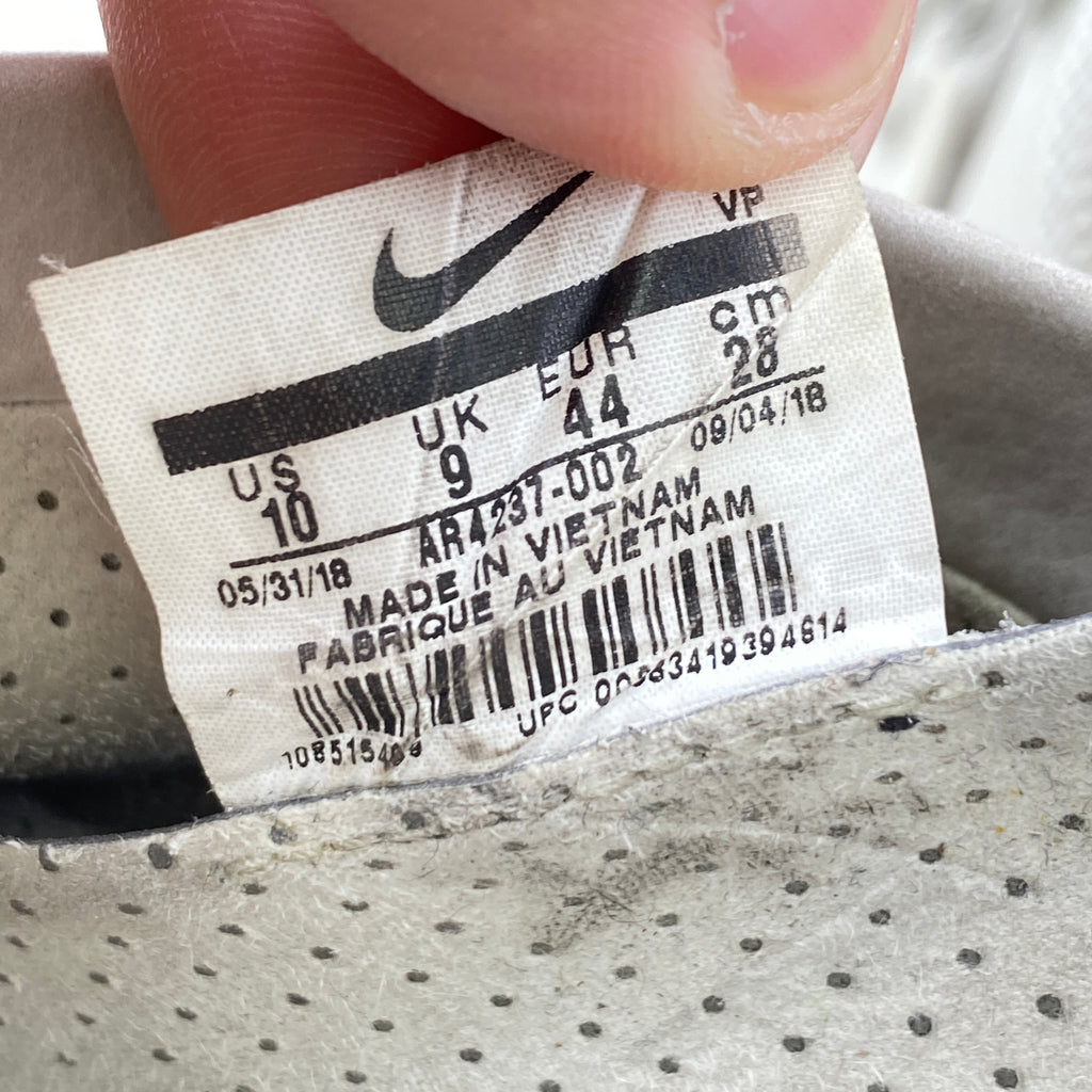 Nike Air Fear of God 1 "Light Bone" 2019 Used Size 10
