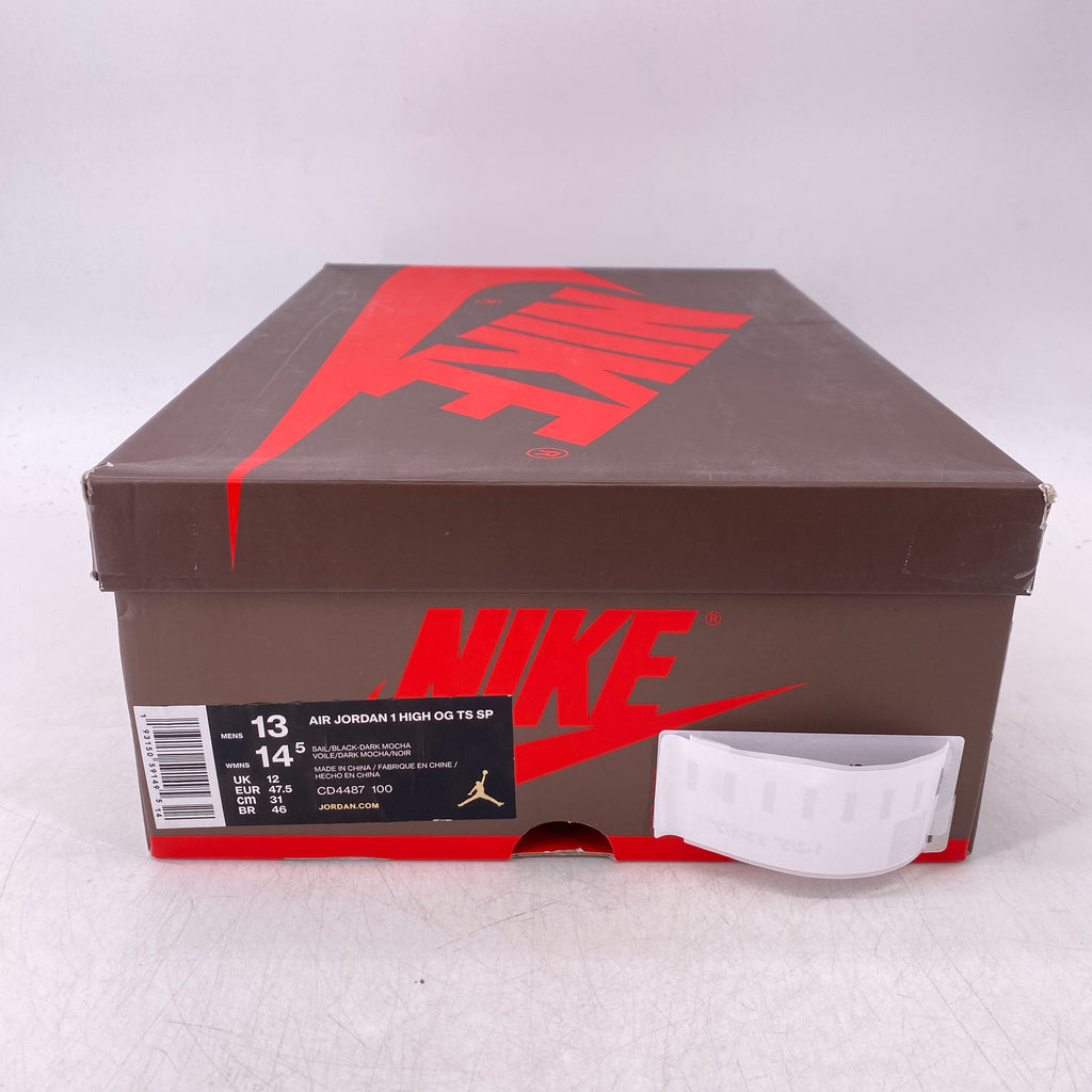 Air Jordan 1 Retro High OG "Travis Scott Mocha" 2019 Used Size 13